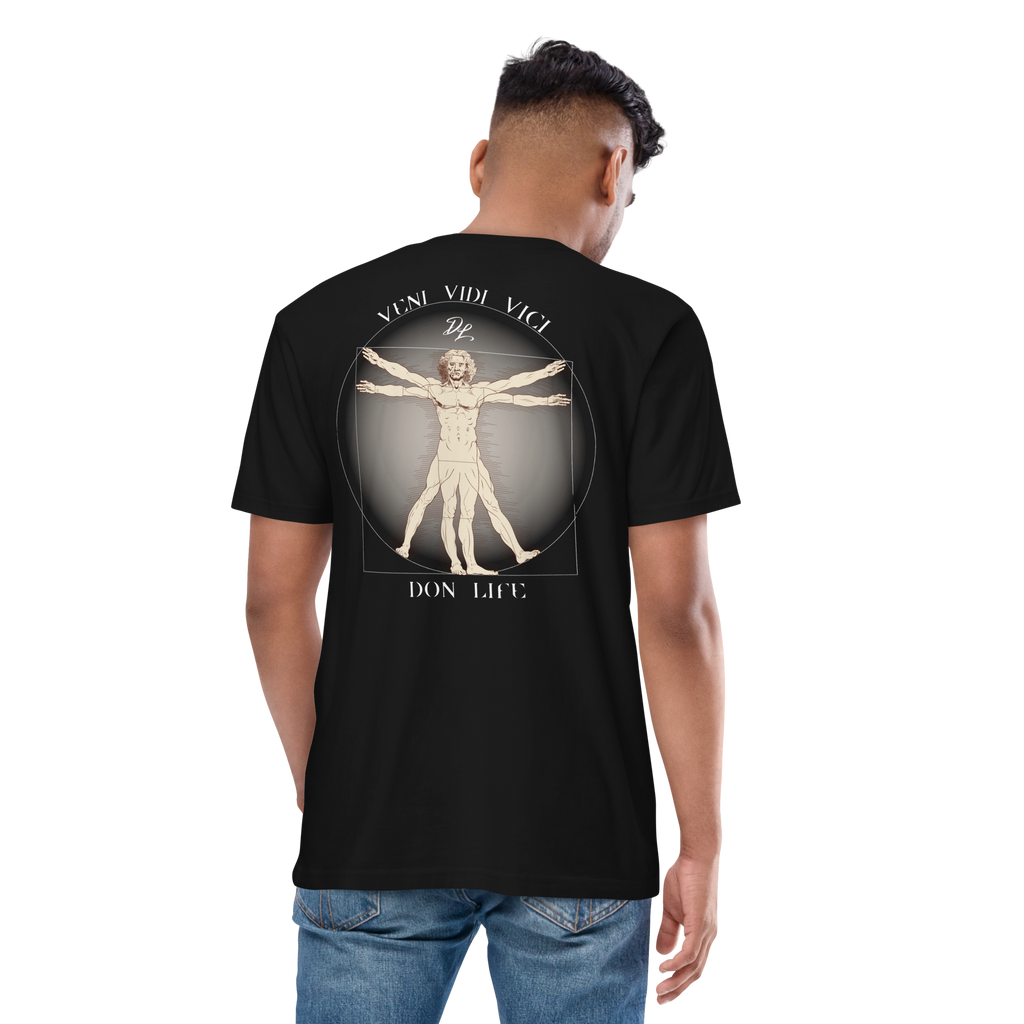ARETE MEN'S OVERSIZED TEE - BLACK - Don Life Brand