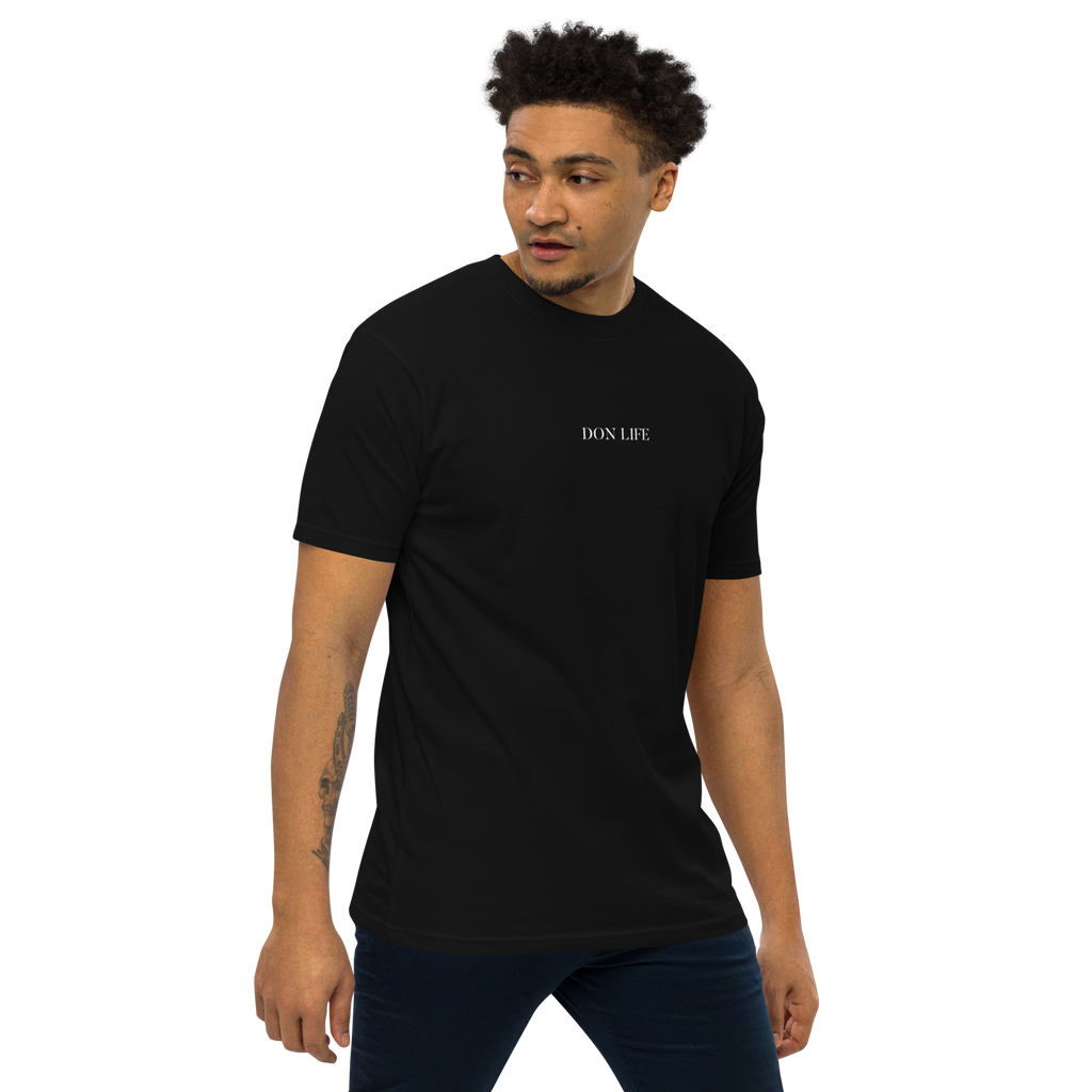 ARETE MEN'S OVERSIZED TEE - BLACK - Don Life Brand
