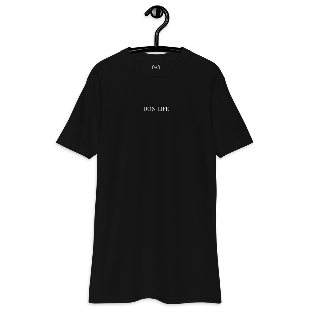 ARETE MEN'S OVERSIZED TEE - BLACK - Don Life Brand