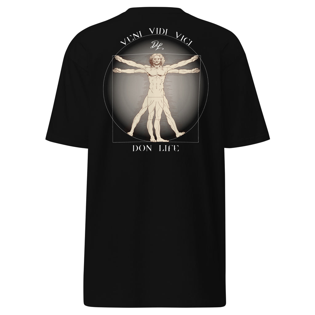 ARETE MEN'S OVERSIZED TEE - BLACK - Don Life Brand