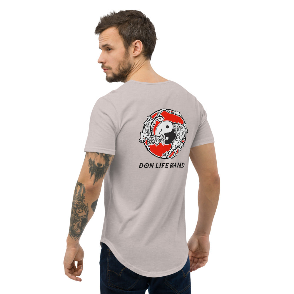 Crouching Tiger, Hidden Dragon Elongated Tee - Don Life Brand
